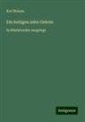Karl Braune - Die heiligen zehn Gebote