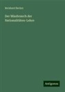 Bernhard Becker - Der Missbrauch der Nationalitäten-Lehre