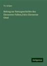 Th Krüper, Th. Krüper - Beitrag zur Naturgeschichte des Eleonoren-Falken,Falco Eleonorae Géné