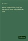 Th Krüper, Th. Krüper - Beitrag zur Naturgeschichte des Eleonoren-Falken,Falco Eleonorae Géné