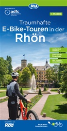Allgemeiner Deutscher Fahrrad-Club e.V. (ADFC), Bike, BVA BikeMedia GmbH, Allgemeiner Deutscher Fahrrad-Club e V (ADFC - ADFC-Regionalkarte Traumhafte E-Bike-Touren in der Rhön, 1:75.000, mit Tagestourenvorschlägen, reiß- und wetterfest, GPS-Tracks-Download