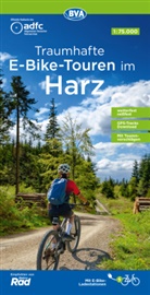 Allgemeiner Deutscher Fahrrad-Club e.V. (ADFC), Bike, BVA BikeMedia GmbH, Allgemeiner Deutscher Fahrrad-Club e V (ADFC - ADFC-Regionalkarte Traumhafte E-Bike-Touren im Harz, 1:75.000, mit Tagestourenvorschlägen, reiß- und wetterfest, GPS-Tracks Download
