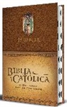 Biblia de América - La Biblia Católica: Edición letra grande. HC, marrón con índice, Virgen de Guadalupe en la cubierta / Catholic Bible. HC, Brown, index, with Virgin of Guada