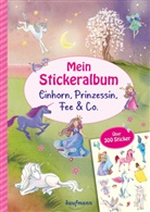 Julia Gerigk, Klara Kamlah, Kristin Lückel, Julia Gerigk - Mein Stickeralbum - Einhorn, Prinzessin, Fee & Co.
