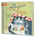 Ute Krause, Andreas Fröhlich - Die Muskeltiere - Tierisch gute 5-Minuten-Geschichten, 2 Audio-CD (Audiolibro)