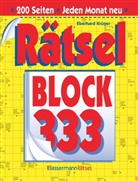 Eberhard Krüger - Rätselblock 333 (5 Exemplare à 2,99 EUR)
