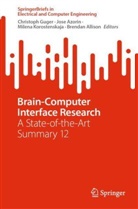 Brendan Allison, Jose Azorin, Christoph Guger, Milena Korostenskaja, Milena Korostenskaja et al - Brain-Computer Interface Research