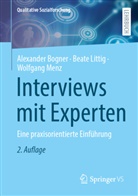 Alexander Bogner, Beate Littig, Wolfgang Menz - Interviews mit Experten