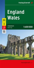 freytag &amp; berndt, freytag &amp; berndt - England - Wales, Straßenkarte 1:400.000, freytag & berndt