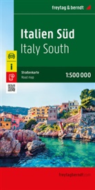 freytag &amp; berndt, freytag &amp; berndt - Italien Süd, Straßenkarte 1:500.000, freytag & berndt