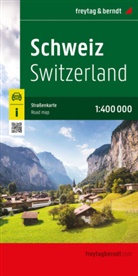 freytag &amp; berndt, freytag &amp; berndt - Schweiz, Straßenkarte 1:400.000, freytag & berndt