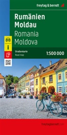 freytag &amp; berndt, freytag &amp; berndt - Rumänien - Moldau, Straßenkarte 1:500.000, freytag & berndt