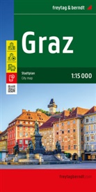 freytag &amp; berndt, freytag &amp; berndt - Graz, Stadtplan 1:15.000, freytag & berndt