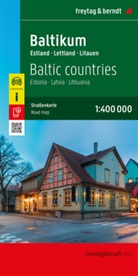 freytag &amp; berndt, freytag &amp; berndt - Baltikum, Straßenkarte 1:400.000, freytag & berndt
