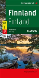 freytag &amp; berndt, freytag &amp; berndt - Finnland, Straßenkarte 1:500.000, freytag & berndt