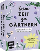 Sonja Di Leo, Edition Michael Fischer - Kartenset: Keine Zeit zu gärtnern - 64 Karten - Einfach und schnell zum Blumengarten