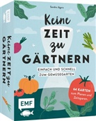 Sandra Jägers, Edition Michael Fischer - Kartenset: Keine Zeit zu gärtnern - 64 Karten - Einfach und schnell zum Gemüsegarten