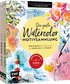 Die große Watercolor-Motivsammlung - über 90 Bilder zum Fertigmalen