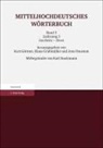 Kurt Gärtner, Klaus Grubmüller, Jens Haustein, Jens Haustein u a, Karl Stackmann, Karl Stackmann _ - Mittelhochdeutsches Wörterbuch. Dritter Band, Lieferung 3
