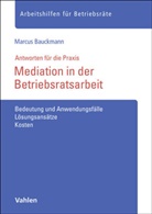 Marcus Bauckmann - Mediation in der Betriebsratsarbeit