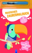 Magisches Zaubermalbuch - Rot (Tukan)