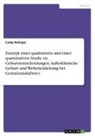 Cindy Nafziger - Exzerpt einer qualitativen und einer quantitativen Studie zu Geburtsentscheidungen. Außerklinische Geburt und Weheneinleitung bei Gestationsdiabetes