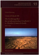 Ulrich Hartung - Umm el-Qaab III. Die Grubengräber des prädynastischen Friedhofs U in Abydos (Umm el-Qaab)