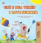 Shelley Admont, Kidkiddos Books, Danny Shmuilov - I Love Summer (Albanian English Bilingual Children's Book)
