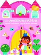 Mein gemütliches Schloss - Spielhaus zum Ausmalen, Stickern und Wörter lerner, m. 1 Beilage