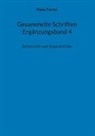 Hans Furrer - Gesammelte Schriften Ergänzungsband 4