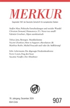 Christian Demand, Ekkehard Knörer - MERKUR 12/2024, Jg.78