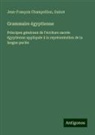 Jean-François Champollion, Guizot - Grammaire égyptienne