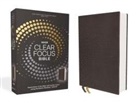 Zondervan - NASB, Clear Focus Bible, Leathersoft, Charcoal Brown