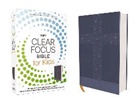 Zondervan - NIrV, Clear Focus Bible for Kids (Help Kids with ADHD or Dyslexia Read with Confidence), Leathersoft, Blue