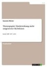 Susanne Rösner - Thesenpapier Direktwirkung nicht umgesetzter Richtlinien