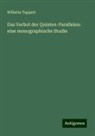 Wilhelm Tappert - Das Verbot der Quinten-Parallelen: eine monographische Studie