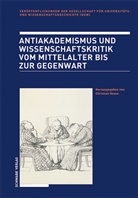 Christian Hesse - Antiakademismus und Wissenschaftskritik vom Mittelalter bis zur Gegenwart