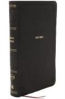 Thomas Nelson, Thomas Nelson - NKJV Giant Print End-of-Verse Reference Bible, Black Leathersoft, Red Letter, Comfort Print