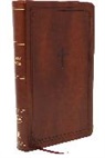 Thomas Nelson, Thomas Nelson - KJV Giant Print End-of-Verse Reference Bible, Brown Leathersoft, Red Letter, Comfort Print