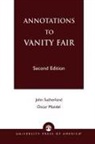 Oscar Mandel, John Andrew Sutherland - Annotations to Vanity Fair