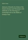 Elliott Coues - Abstract of Results of a Study of the Genera Geomys and Thomomys with Addenda on the Osteology of Geomyidae and on the Habits of Geomys Tuza