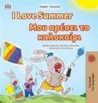 Shelley Admont, Kidkiddos Books, Danny Shmuilov - I Love Summer (English Greek Bilingual Children's Book)