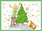 Antoine de Saint-Exupéry - Mini-Adventskalender mit Umschlag Der Kleine Prinz - WWS