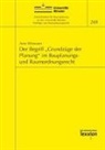Arno Weimann, Arno Wiemann - Der Begriff "Grundzüge der Planung" im Bauplanungs- und Raumordnungsrecht