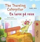 Kidkiddos Books, Rayne Coshav - The Traveling Caterpillar (English Norwegian Bilingual Book for Kids)