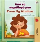 Kidkiddos Books, Rayne Coshav - From My Window (Greek English Bilingual Kids Book)