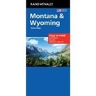 Rand Mcnally - Rand McNally Easy to Fold: Montana, Wyoming Laminated Map