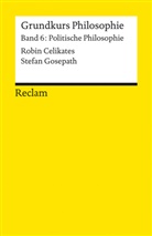 Robin Celikates, Stefan Gosepath - Grundkurs Philosophie. Band 6: Politische Philosophie
