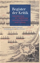 Klaus Birnstiel, Elisabeth Décultot, Boris Previ¿i¿, Boris Previsic, Previšic, Boris Previšić - Register der Kritik
