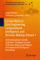 Sergii Babichev, Lytvynenko, Volodymyr Lytvynenko - Lecture Notes in Data Engineering, Computational Intelligence, and Decision-Making, Volume 1